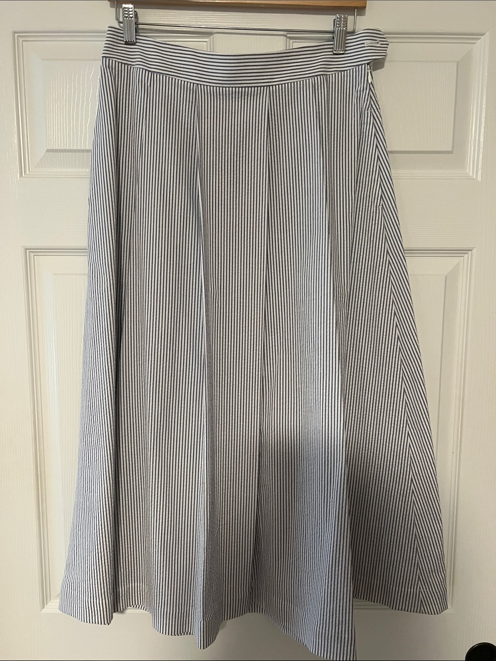New Brooks Brothers Blue and White Preppy Skirt